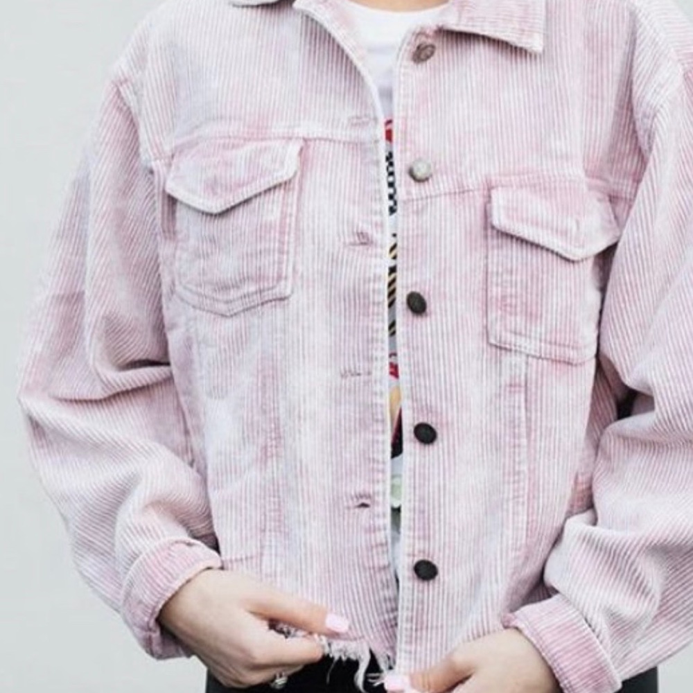 Pink Corduroy Jacket!
